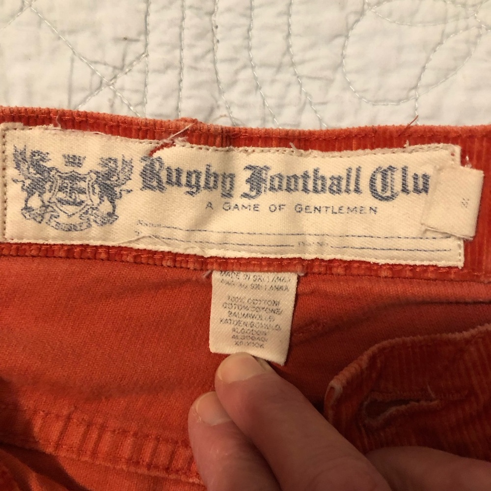 Vintage Ralph Lauren Rugby Football Club corduroy pants. Size 34. - Picture 8 of 13